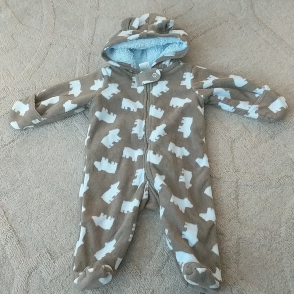 ❤3M boys winter hooded romper/onesie❤